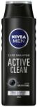 Nivea Sampon Nivea Men Active Clean, pentru Uz Zilnic, 400 ml
