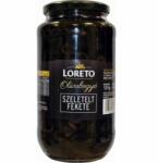 LORETO magozott fekete olivabogyó 935 g - mamavita