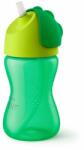 Philips Bájos itató pohár hajlékony szívószállal Avent 300 ml zöld - babyboxstore