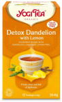 YOGI TEA Ceai Bio Detox cu Lamaie, 17 pliculete 30.6 g Yogi Tea