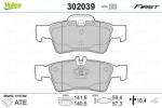 VALEO set placute frana, frana disc VALEO ESSENTIAL 302039 (302039)