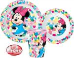 Disney Minnie étkészlet, micro műanyag szett (STF11134) - mesebirodalom