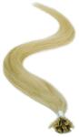 HairExtensionShop Keratinos U-TIP Emberi Póthaj Hőillesztéshez Aranyszőke 60cm (Szín #16) (RUT6016)