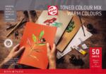 Royal Talens Tehenek Színezett papír - meleg színek A4, 180g - 50 lap