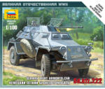 Zvezda Sd.Kfz.222 Armored Car 1:100 (6157)