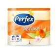 Perfex DeLuxe 3 rétegű barackos 150 lap 4tekercs/csomag toalettpapír (TPBONIDL3RB) (TPBONIDL3RB)