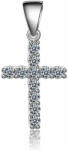 Beneto Pandantiv din argint cu zirconii Cruce AGH593