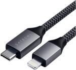 Satechi adatkábel, USB Type C - Lightning, Space Gray (ST-TCL18M)