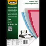 Fellowes Előlap, A4, 150 mikron, PET, FELLOWES, víztiszta (IFW53845) - papirdepo