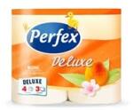 Perfex DeLuxe 3 rétegű barackos 150 lap 4tekercs/csomag toalettpapír (TPBONIDL3RB) - bestbyte
