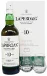 LAPHROAIG 10 Ani Whisky 0.7L + 2Pahare, 40%