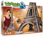 Wrebbit Wrebbit 02009 - Eiffel-torony - 816 db-os 3D puzzle (02009)