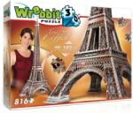 Wrebbit Wrebbit 02009 - Eiffel-torony - 816 db-os 3D puzzle