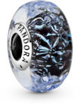 Pandora Moments Kék óceán muránói üveg ezüst charm - 798938C00 (798938C00)
