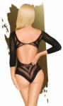 Penthouse Teddy Under My Spell nyitott hátú body - fekete