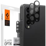 Spigen OPTIK kameravédő üveg 2db (lekerekített szél, karcálló, 9H) FEKETE Samsung Galaxy Z Fold 4 (SM-F936) (AGL05428) - bluedigital