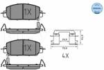 MEYLE set placute frana, frana disc MEYLE -ORIGINAL: True to OE. 025 227 9717 (025 227 9717)