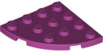 LEGO® 30565c71 - LEGO magenta lap negyedkörív, 4 x 4 méretű (30565c71)