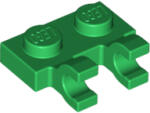LEGO® 60470bc6 - LEGO zöld lap 1 x 2 méretű, két klipsszel (60470bc6)