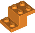 LEGO® 18671c4 - LEGO narancssárga lépcsős kocka 3 x 2 x 1 1/3 méretű (18671c4)