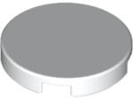 LEGO® 14769c1 - LEGO fehér csempe 2 x 2 méretű, kerek, alján bütyök foglalattal (14769c1)