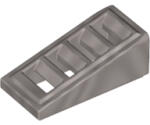 LEGO® 61409c67 - LEGO metál ezüst kocka 18° lejtő 2 x 1 x 2/3 méretű 4 lyukkal (61409c67)