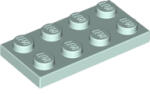 LEGO® 3020c152 - LEGO világos aqua lap 2 x 4 méretű (3020c152)