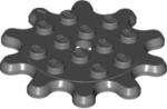 LEGO® 35443c85 - LEGO sötétszürke fogaskerék lap 4 x 4 méretű 10 fogas (35443c85)