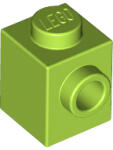 LEGO® 87087c34 - LEGO lime kocka 1 x 1 méretű oldalán 1 bütyökkel (87087c34)