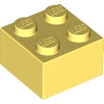 LEGO® 3003c103 - LEGO élénk világos sárga kocka 2 x 2 méretű (3003c103)