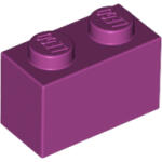 LEGO® 3004c71 - LEGO magenta kocka 1 x 2 méretű (3004c71)