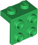 LEGO® 44728c6 - LEGO zöld fordító lap 1 x 2 és 2 x 2 méretű (44728c6)