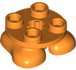LEGO® 66858c4 - LEGO narancssárga láb 2 x 2 méretű, x-tengely lyukkal (66858c4)