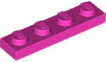LEGO® 3710c47 - LEGO sötét rózsaszín lap 1 x 4 méretű (3710c47)