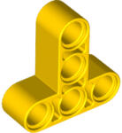 LEGO® 60484c3 - LEGO sárga technic emelőkar 3 x 3 méretű, T alakú (60484c3)