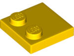 LEGO® 33909c3 - LEGO sárga csempe 2 x 2 méretű, 2 bütyökkel a szélén (33909c3)