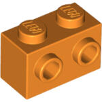 LEGO® 11211c4 - LEGO narancssárga kocka 2 x 1 méretű oldalán 2 bütyökkel (11211c4)