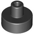 LEGO® 20482c11 - LEGO fekete kerek csempe, 1 x 1 méretű, pin csatlakozóval (20482c11)