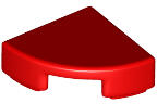 LEGO® 25269c5 - LEGO piros csempe 1 x 1 méretű, negyed kör (25269c5)