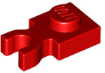 LEGO® 4085dc5 - LEGO piros lap 1 x 1 méretű vízszintes klipsszel (4085dc5)