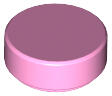 LEGO® 98138c104 - LEGO világos pink csempe 1 x 1 méretű, kerek (98138c104)