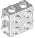 LEGO® 67329c1 - LEGO fehér kocka 1 x 2 x 1 2/3 méretű, bütykökkel 3 oldalán (67329c1)
