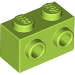 LEGO® 11211c34 - LEGO lime kocka 2 x 1 méretű oldalán 2 bütyökkel (11211c34)