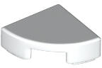 LEGO® 25269c1 - LEGO fehér csempe 1 x 1 méretű, negyed kör (25269c1)