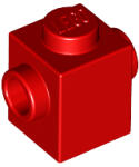 LEGO® 47905c5 - LEGO piros kocka 1 x 1 méretű oldalán 2 bütyökkel (47905c5)
