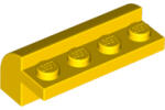 LEGO® 6081c3 - LEGO sárga kocka 2 x 4 x 1 1/3 méretű, íves tetővel (6081c3)