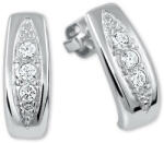 Soliter Brilio Silver Gyönyörű fülbevalók kristályokkal 436 001 00162 04