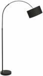 Nova Luce 9401652 | Sama Nova Luce álló lámpa 180cm kapcsoló 1x E27 fekete, króm, fehér (9401652)