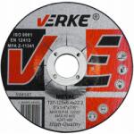 VERKE Csiszoló korong csiszoló tárcsa köszörű tisztító korong 125x6, 4x22, 2mm V44141 (V44141)