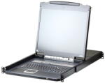 ATEN Switch KVM ATEN KVM 8 port LCD LED 17'' + tastatura+ touchpad USB-PS/2 (CL5708M-ATA-AG)